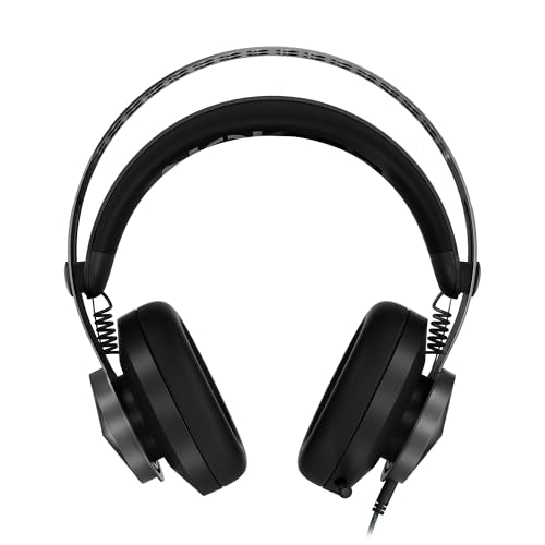 Lenovo Legion H500 PRO 7.1 Surround Sound Gaming Headset, Noise-Cancelling Mic, Memory Foam & PU Leather Earcups, Stainless Steel Headband, PC, PS4, Xbox One, Nintendo Switch, GXD0T69864, Black - style: H500