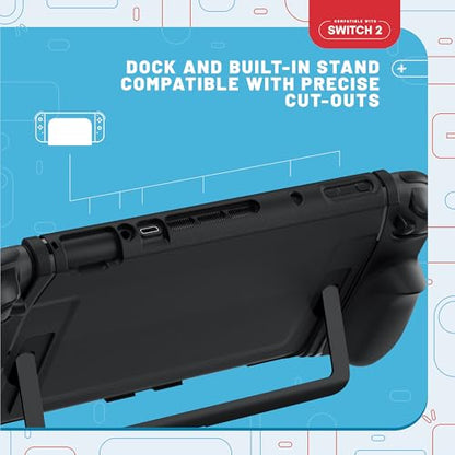 4Gamers Clip-On Controller Case Compatible with Nintendo Switch 2