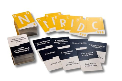 Slingz by Blue Orange Games, Fast and Hilarious Word Card Party Game of Categories for Ages 10 & Up, 2 to 7 Players - style: 10 and up - Family