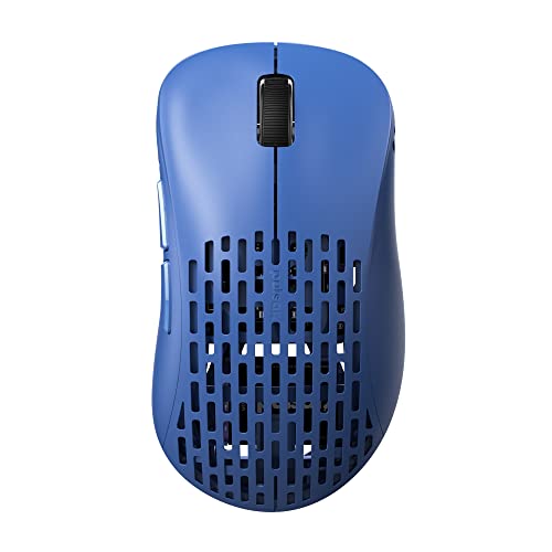 Pulsar Gaming Gears - Xlite V2 Wireless Gaming Mouse, Ultra Lightweight, 2.1 oz (59 g), Ergonomic 2.4 Ghz 1 ms 20000 DPI Optical Sensor PAW3370 Domestic Genuine Product (Medium, Wireless, Blue) - color: Blue, size: Medium, style: Xlite V2