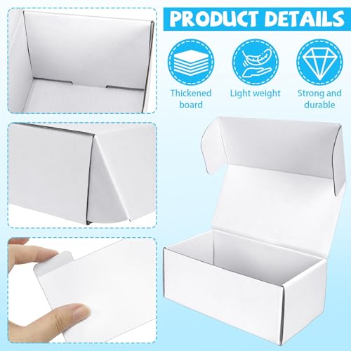 VOKOY Trading Card Storage Box with Dividers, 6 Pack • 400 Count Bulk Card Collection Case, Corrugated Cardboard Storage Box for Sports, TCG/Magic/Mtg Cards (Horizontal Length 7.5 Inch) - style: 7.5IN - 6Pack