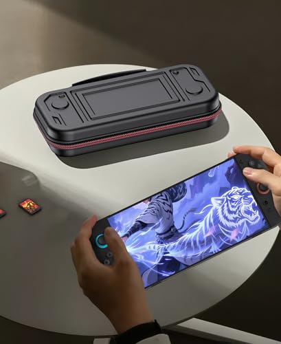 Kawaye Switch 2 Case for Switch Game Compatible with Nintendo Switch 2 (2025) and Switch/OLED Console, Switch Carrying Case Hard Shell Protective for Nintendo Switch 2 Accessories - color: Black