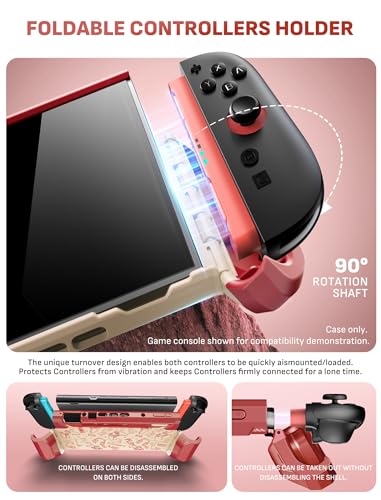 Mumba Blade Series Case for Nintendo Switch 2 [Dock Friendly] [Military-Grade Protection] Switch 2 Grip Protective Cover Shell, Quick-Release Joy-Con, Accessories for Switch 2 Controllers (Arcade) - color: Arcade