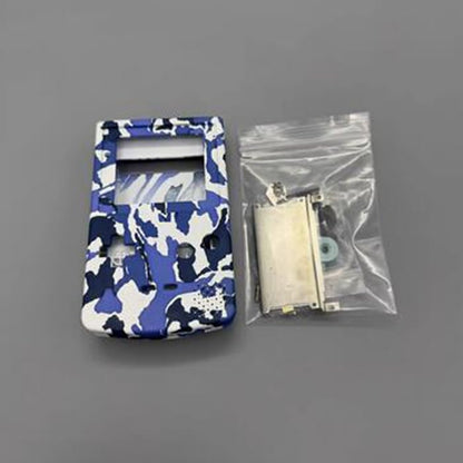 IPS Housing Shell Cover with Buttons Conuctive Pads Screws for Gameboy Color GBC Console (Camo Blue) - color: Camo Blue