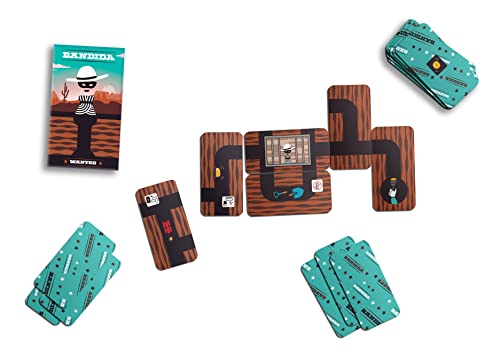 Bandida Card Game - Exciting Sequel with New Challenges! Fun Strategy Game for Family Game Night, Cooperative Game for Kids & Adults, Ages 6+, 1-4 Players, 15 Minute Playtime, Made by Helvetiq | Ages 6+ | 1 - 4 Players, Mulyi - style: Bandida