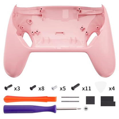 eXtremeRate Bottom Shell for Nintendo Switch 2 Pro, Puffy Pink | Custom DIY Rear Back Plate Housing Replacement Cover Case for Nintendo Switch 2 Pro Controller - color: Puffy Pink