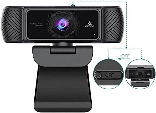 NexiGo N680 1080P Business Webcam with Microphone, Software and Privacy Cover, AutoFocus, Streaming USB Web Camera, for Online Class, Zoom Meeting Skype Facetime Teams, PC Mac Laptop Desktop - style: Webcam 1080p