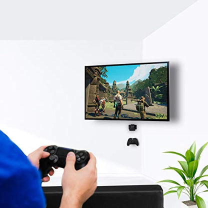 VIVO Universal Video Game Controller Wall Mount Holders, Compatible with PlayStation, Xbox, NVIDIA, Nintendo Switch Controllers, and More, 2-Pack, Black, MOUNT-GM01C - color: Black