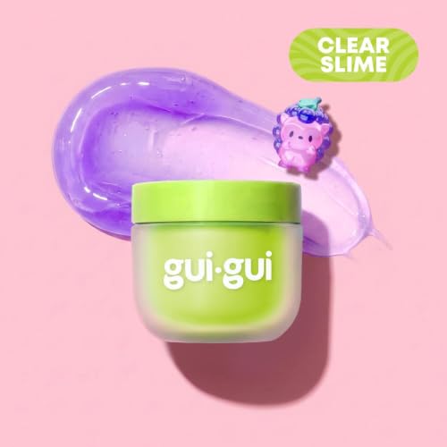 GUI GUI Fruity Glow Bundle Pack Slime Kit, Clear & Jelli Scented Slimes | DIY slime kit, slime play with clear pulls, jelli pops, plus a collectible figurine, birthday gifts for girls 6+ - style: Clear & Jelli