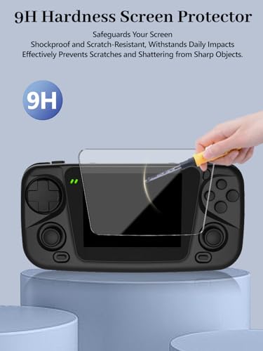 3-Pack Screen Protector for GKD Bubble Handheld Game Consoles, 9H Hardness Tempered Glass, Anti-Fingerprint,Anti-Scratch, Easily Installation, HD Clear