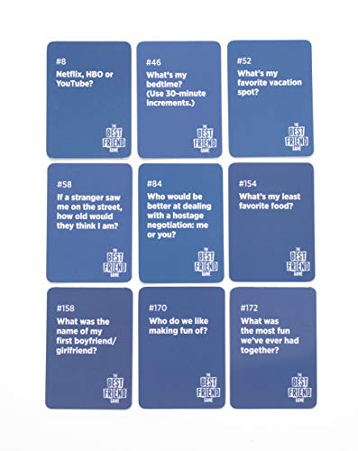 DSS Games The Best Friend Game: Think You Know Your Friends? [A Party Game | Card Game for Adults & Teens for Friends | Birthday Gift | Game Night]