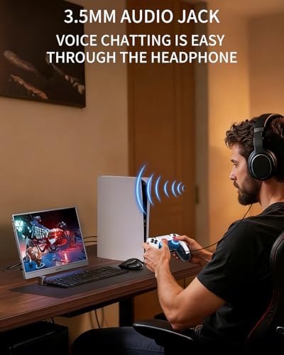 ThinTree Wireless Controller Compatible for PS-5/Pro/Slim/PC, Hall Effect Sticks & 7 RGB LED Mode & Haptic Feedback & 1000 mAh Battery & Motion Sensing, 3.5mm Audio Jack - color: Black and White