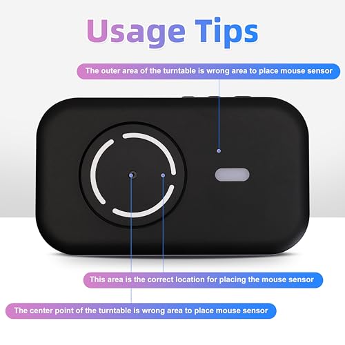 Mouse Mover, Quiet Ultra Slim Mouse Jiggler, Black | USB-C Plug & Play, No Detection Risk,Mover to Prevent Screen Lock,Customizable Timer & RGB Lights,for Office,Home,Remote Work - color: Black 01