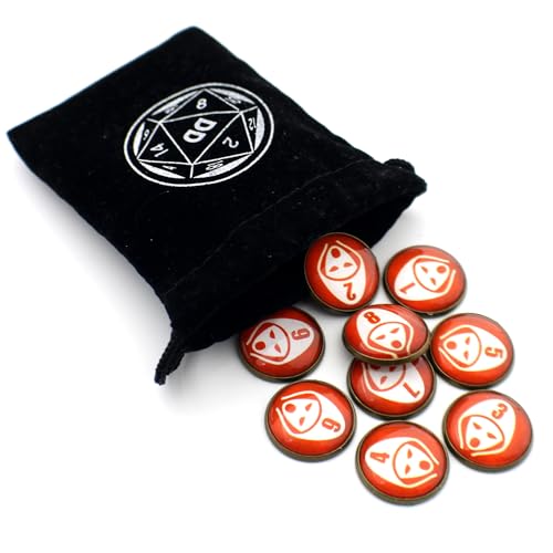 D&D Numbered Monster Token Markers for Dungeons and Dragons (Cultist) - style: Cultist