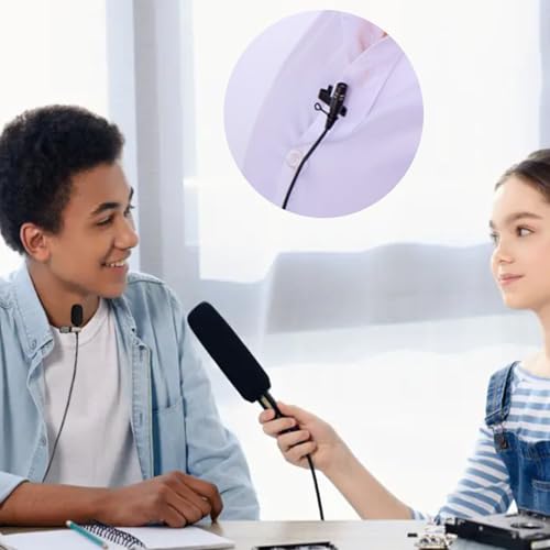 Lavalier Microphone Lapel Mic Compatible with AKG Bodypack | Unidirectional Condenser Super Cardioid Clip-On Mic for Wireless Transmitter System with Mini XLR 3 Pin TA3F Plug - style: Mini XLR 3 Pin TA3F Plug Compatible with AKG Only