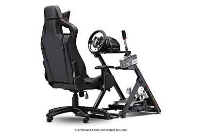 Next Level Racing Wheel Stand 2.0. Steering wheel stand for Thrustmaster, Fanatec, moza Racing on PC and video game consoles. Upgradeable to full cockpit with GTSeat add-on (not included)