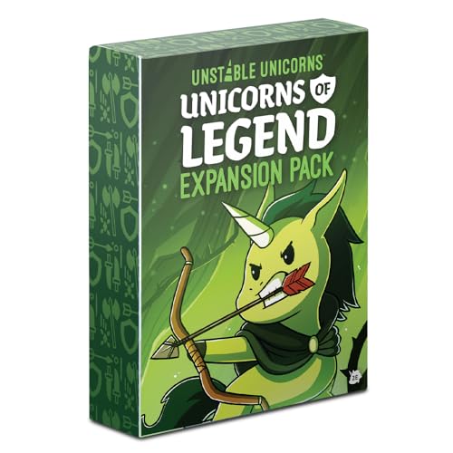 Unstable Games - Unstable Unicorns Unicorns of Legend Expansion Pack - Perfect for Family Game Night! - style: Expansion Pack: Unicorns of Legend
