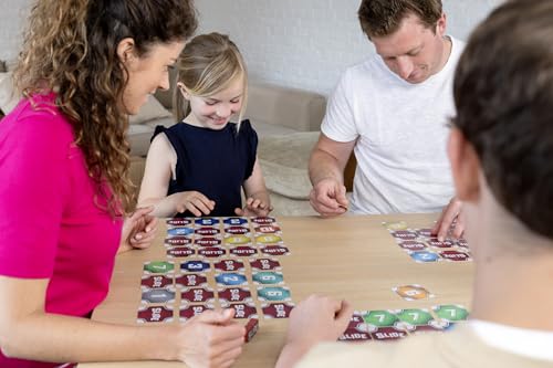 Slide | Fast & Fun Tile Placement Card Game Where the Lowest Score Wins | Beginner & Family Friendly Strategy Board Games | A Tabletop Favorite for Kids & Adults | Ages 7+ | 2 - 6 Players | 15 Min