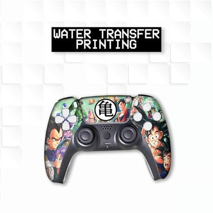 D. B. Z. FAM Custom PS-5 Controller Wireless compatible with Play-Station 5 Console by BCB Controllers | Proudly Customized in USA with Permanent HYDRO-DIP Printing (NOT JUST A SKIN) (MODDED) - color: D. B. Z. Famm, size: Modded - Front Print Only