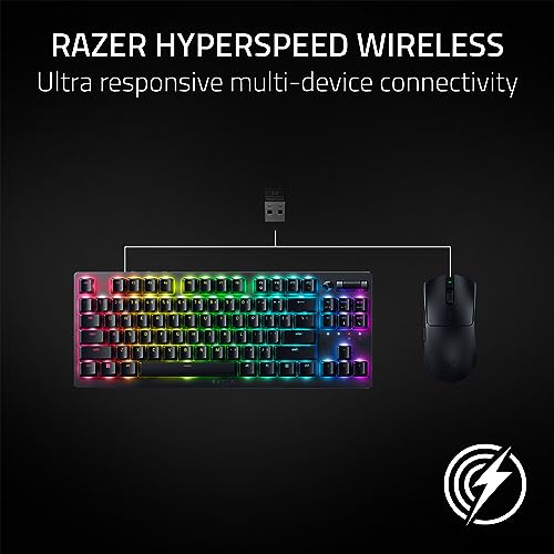 Razer Viper V3 HyperSpeed Wireless PC Gaming Mouse, 82g, Black | 30K DPI Optical Sensor, Up to 280 Hr Battery Life, Mechanical Switches Gen-2, 6 Programmable Buttons, 1 x AA Battery included