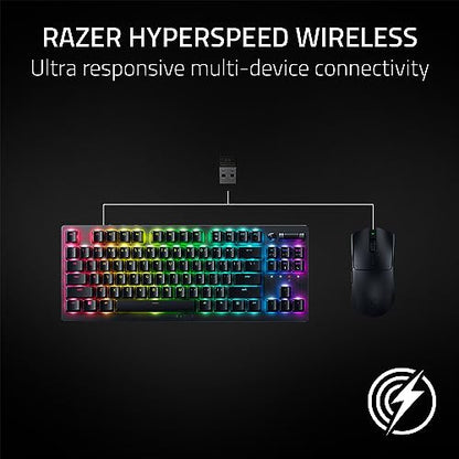 Razer Viper V3 HyperSpeed Wireless PC Gaming Mouse, 82g, Black | 30K DPI Optical Sensor, Up to 280 Hr Battery Life, Mechanical Switches Gen-2, 6 Programmable Buttons, 1 x AA Battery included