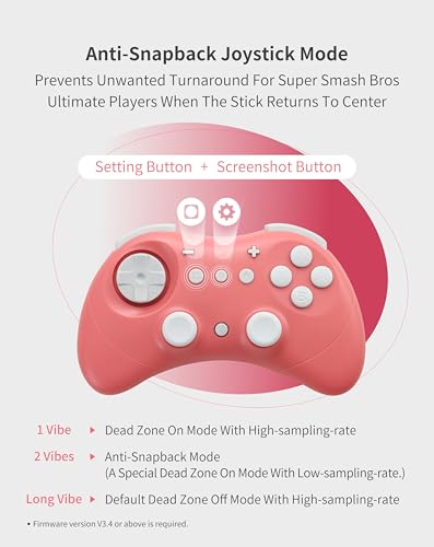GuliKit Elves 2 Bluetooth Game Controller for Switch/Switch 2,PC & Android | Anti-Drift Hall Effect Joysticks Gamepad,1000Hz Polling Rate,Gyro&Switch 2 Wake-up,Protective Cover, Compact for Small Hand - color: NS58-Black