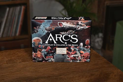 Arcs Board Game by Leder Games | Ages 14+ | 2–4 Players | Tactical Space Opera Strategy Game with Trick-Taking Action System, Galactic Warfare, Diplomacy & Asymmetric Play