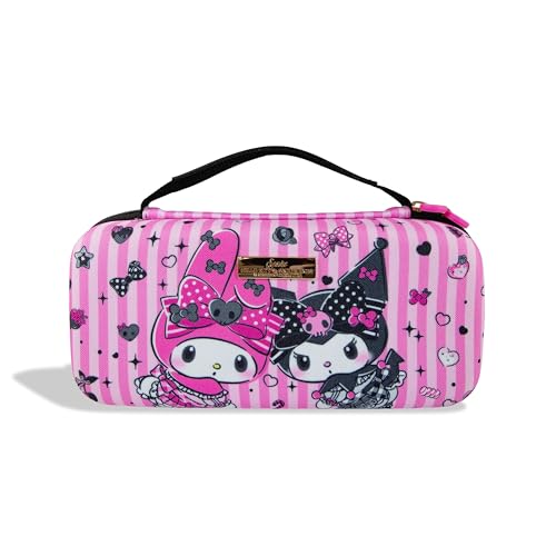 Sonix x Sanrio Carrying Case for Nintendo Switch 2, Switch 1, Lite, OLED, Protective Travel Case with Game Cartridge Storage | Kuromi & My Melody 20th Anniversary - color: Kuromi & My Melody 20th Anniversary