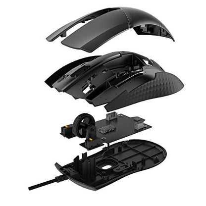 MSI Clutch GM41 Lightweight Gaming Mouse, 16,000 DPI, 60M Omron Switches, RGB Mystic Light, 6 Programmable Buttons, PC/Mac - style: Clutch GM41 LIGHTWEIGHT