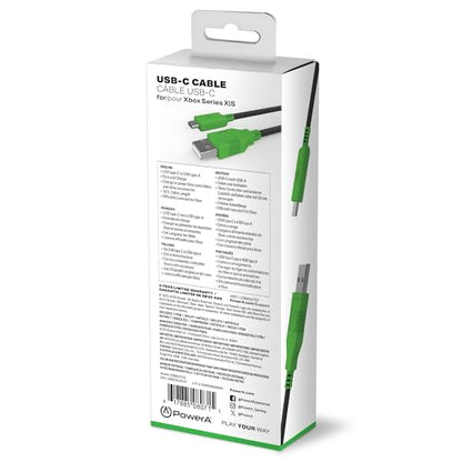PowerA USB-C Cable for Xbox Series X|S, cable, USB, officially licensed - style: USB-C Cable