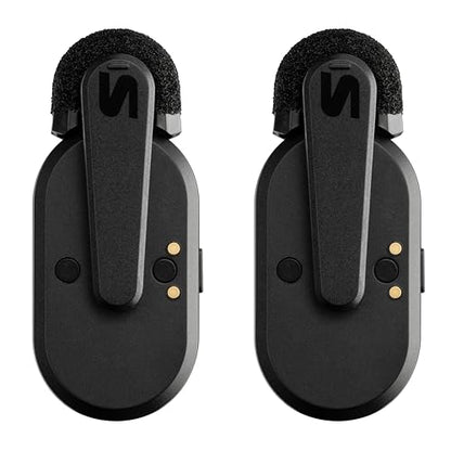 Shure MoveMic Two - Pro Direct to Phone Wireless Lavalier Microphones for iPhone & Android, 2 Bluetooth Mini Mics, 24 Hours Charge, Quick Set Up, IPX4, Compact & Portable Clip Lavs (MV-Two-Z7) - style: Two Channel