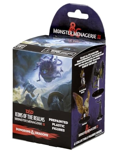D&D Icons of The Realms Miniatures: Monster Menagerie 2 Booster Brick | WizKids - style: 32 Count