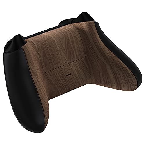 eXtremeRate Custom Back Cover Shell for Xbox Series X & S Controller, Wood Grain Replacement Controller Battery Cover & Bottom Shell - color: Wood Grain