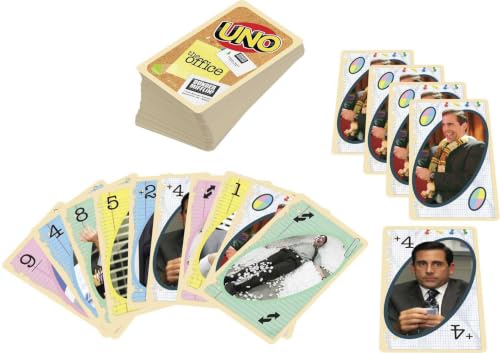 Mattel Games UNO the Office Card Game for Teens, Adults, Families & Parties with Special Rule for 2 to 10 Players - style: UNO the Office