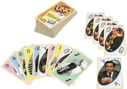 Mattel Games UNO the Office Card Game for Teens, Adults, Families & Parties with Special Rule for 2 to 10 Players - style: UNO the Office