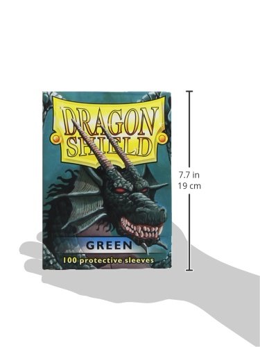 Dragon Shield | Standard Size Card Classic Sleeves | 100 CT - Smooth & Tough Premium TCG Sleeves - Compatible with Pokemon, Flesh & Blood, One Piece & Magic the Gathering | Green - color: Green