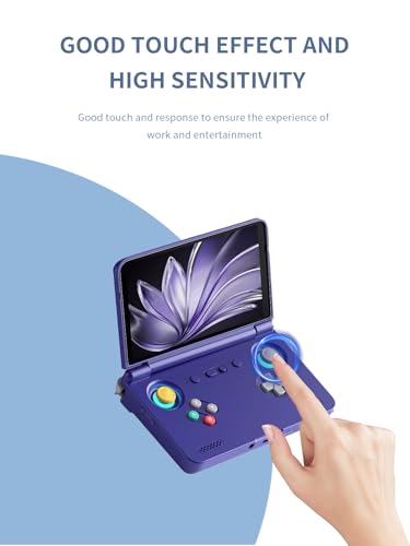 [2 Park]Screen Protector for Retroid Pocket Flip 2 5.5 Inch Handheld Game Consoles Tempered Glass Film,BOVUGAC Screen Protector for Pocket Flip2 Handheld Gaming Anti-Scratch & Sensitive & 9H Hardness
