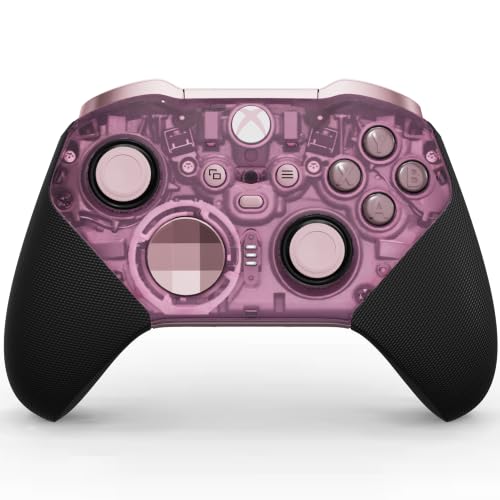 Xbox Wireless Gaming Controller | Elite Series 2 Core | Translucent Pink | Console, PC, and Cloud Devices | Adjustable Thumbsticks | Trigger Locks - color: Translucent Pink