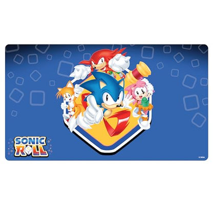 KESS: Sonic Roll: Playmat - Cast - 23.75 x 13.5 Neoprene, Non-Slip, Tabletop Accessory, Comfort & Protection, Card-Board-Dice-RPG Games, Mouse Pad - style: Playmat
