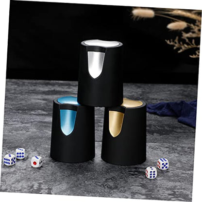1pc Stylish Dice Cup Portable Plastic Holder for Party Games Easy to Clean Lightweight Compact Dice Storage Container for Bar Ktv Entertainment