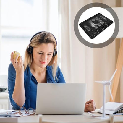 Sewroro Silent Laptop Cooling Pad with USB Powered Fan Non-Slip Adjustable Laptop Stand for Gaming and Office Use 12.99X9.84X0.94 Inch Cooling Accessory