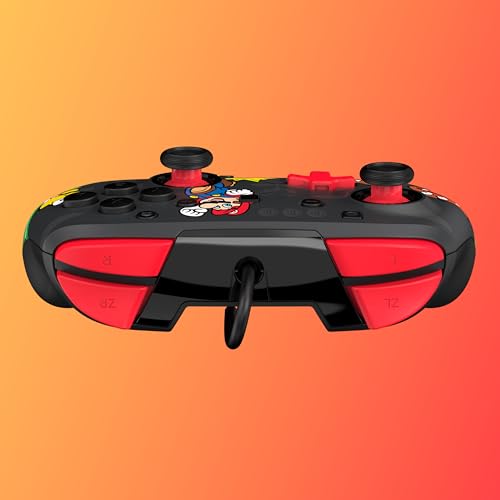 Turtle Beach Rematch Wired Controller Goomba Stomp Nintendo Switch 2 | Nintendo Switch 2, Lite, OLED, Hall-Effect Thumbsticks, 2 Mappable Buttons, Glows-in-the-Dark, C-Button, Goomba Stomp - color: Goomba