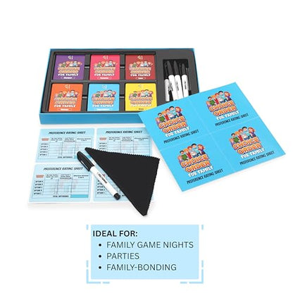 Choice Order, Family Games for Kids and Adults, Family Game Night Companion, Icebreaker Game