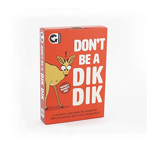 Ginger Fox: Don't Be A Dik Dik - Adult Party Card Game, Set Matching, for Silly Grown Ups Who Love Nature & A Little Naughtiness, Ages 16+, 3-6 Player - style: Don't Be…
