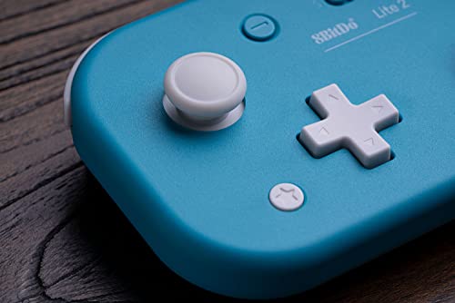 8BitDo Lite 2 Bluetooth Gamepad for Switch, Switch Lite, Android and Raspberry Pi (Turquoise) - color: Turquoise