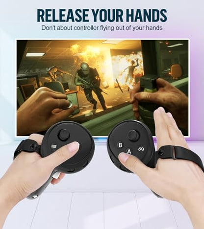 Silicone Cover Set Compatible with Meta Oculus/Quest 3, VR Accessories Protective Cover Includes Controller Grips, Front Shell Headset Cover and Face Cover, Not Fit Quest 3S (Black) - color: Black