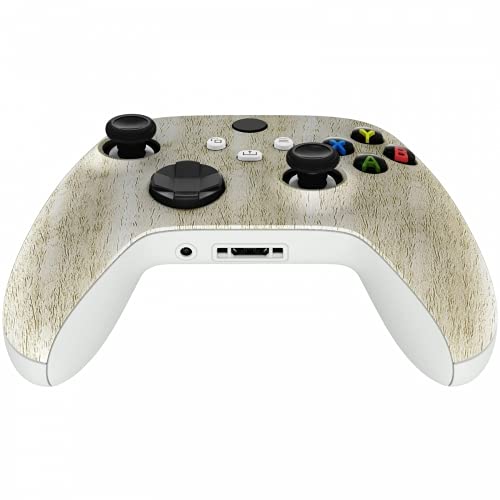 MODDEDZONE Custom Wireless UNMODDED Controller for Xbox One S/X and PC with Exclusive and Unique Designs - The Perfect Gaming Gift for Enthusiasts, Expertly Crafted in the USA - Pine Wooden Grain - color: Pine Wooden Grain