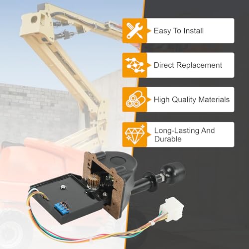 Joystick Controller 1600141 Compatible with JLG Boom Lift | For 40H 40H+6 40HA 45HA 60H 60H+6 60HA 70H 80H 80HX 80HX+6 86HX 150HAX # JL1600141