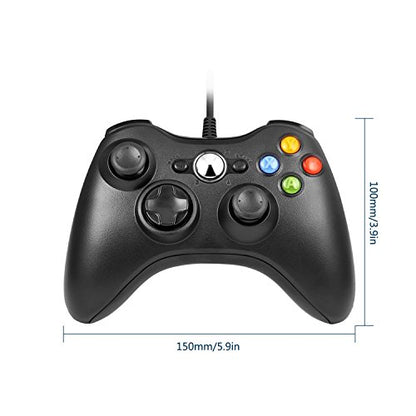 Xbox 360 Wired controller Gamepad Controller for Xbox 360(Black)
