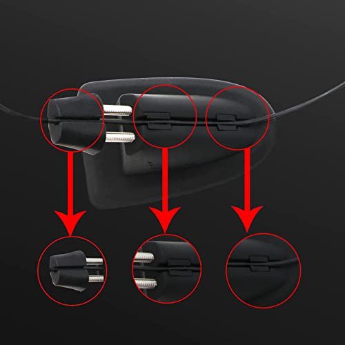 Gaming Mouse Bungee Mouse Wire Holder Flexible Adjustable Spring Heavy Non-Slip Rubber Feet Pc Mouse Cable Stand Esports Game Mouse Management Fixer for All Regular Corded Mouse
